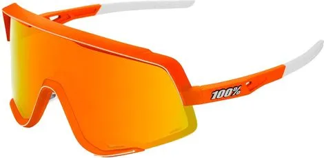 100% Gafas de sol 100% Glendale Naranja neón / Rojo Hiper Multicapa