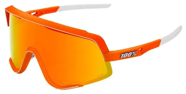 100% Gafas de sol 100% Glendale Naranja neón / Rojo Hiper Multicapa