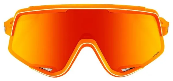 100% Gafas de sol 100% Glendale Naranja neón / Rojo Hiper Multicapa