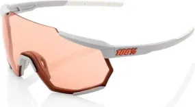 100% Gafas de sol 100% Racetrap Soft Tact Stone Grey / Coral Lens