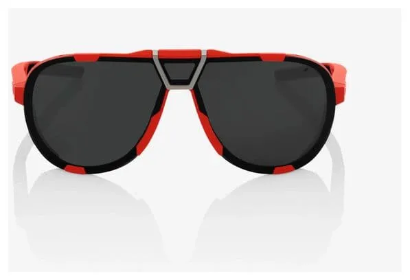 100% Gafas de sol 100% Westcraft Soft Tact Rojo - Lentes Negro Espejadas