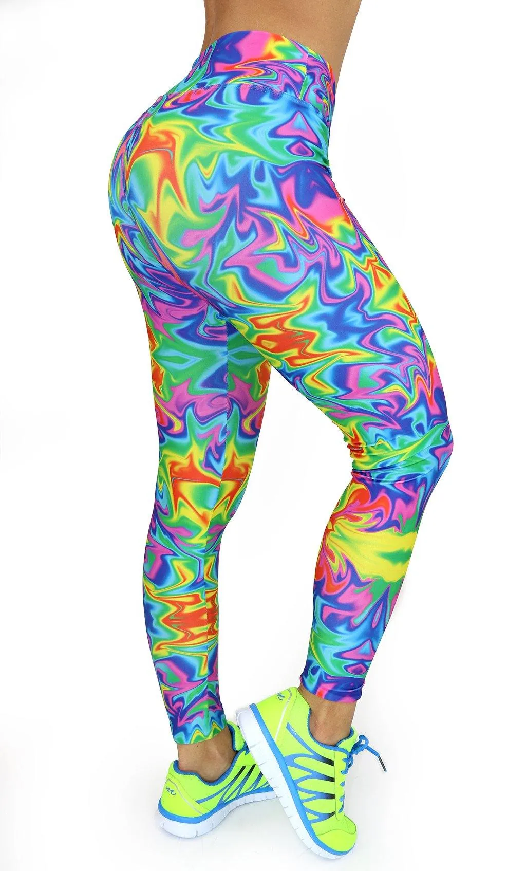 1073 Maripily Activewear Print Leggings