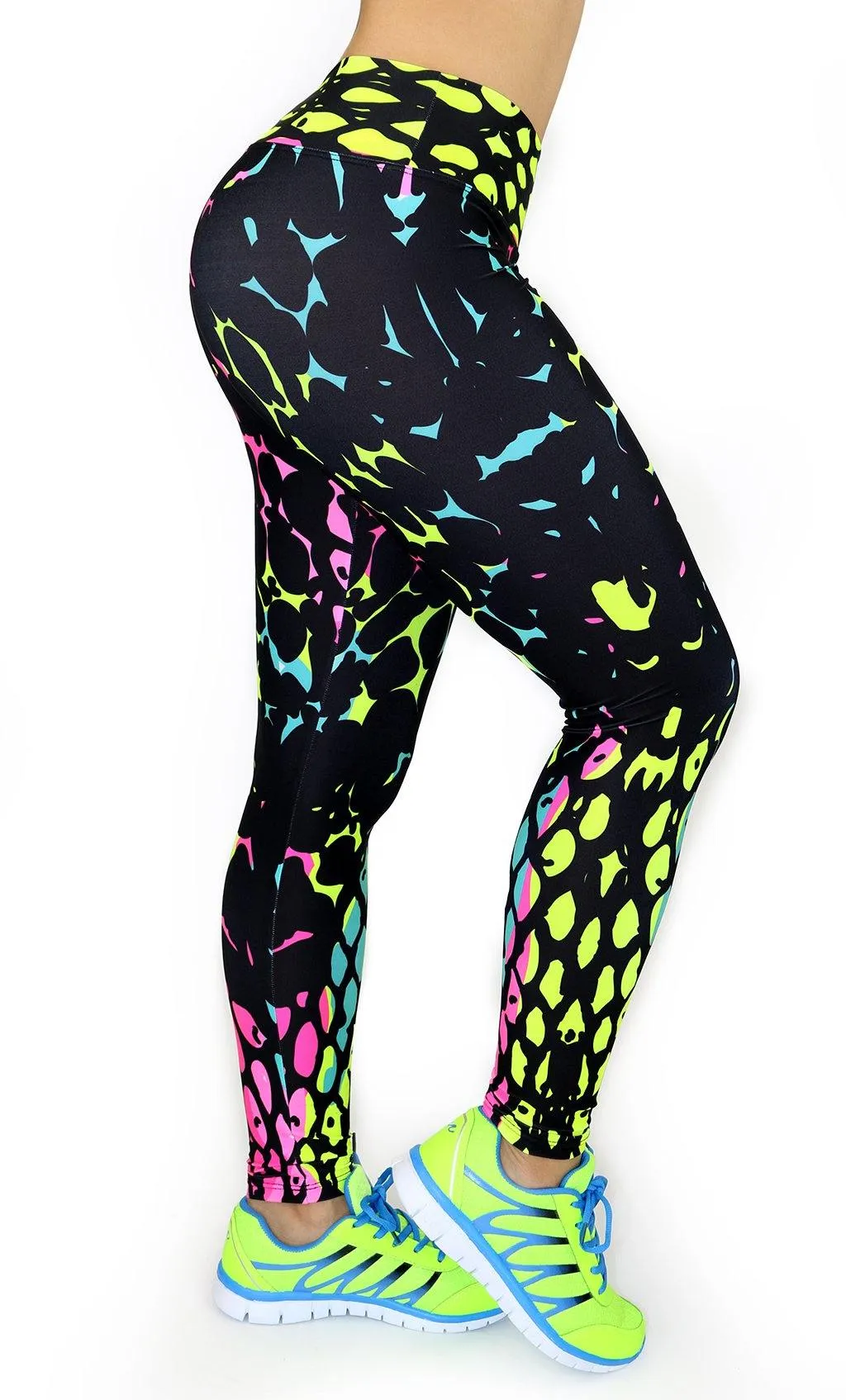 1074 Maripily Activewear Print Leggings