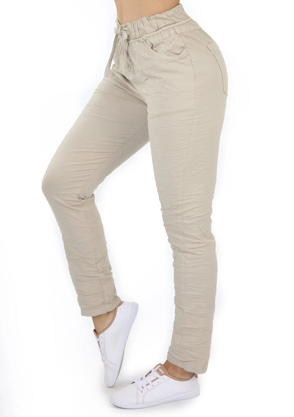 1557 Scarcha Women Cream Jogger