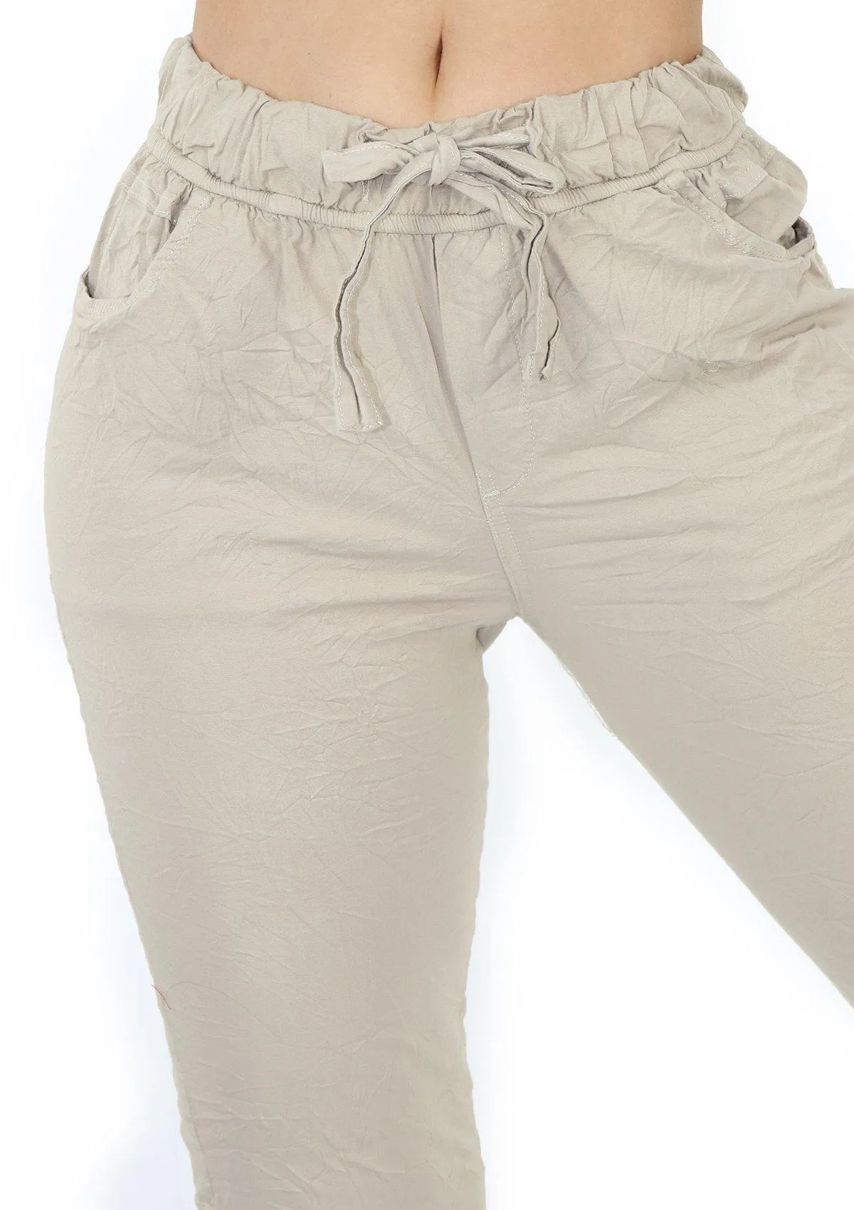 1557 Scarcha Women Cream Jogger