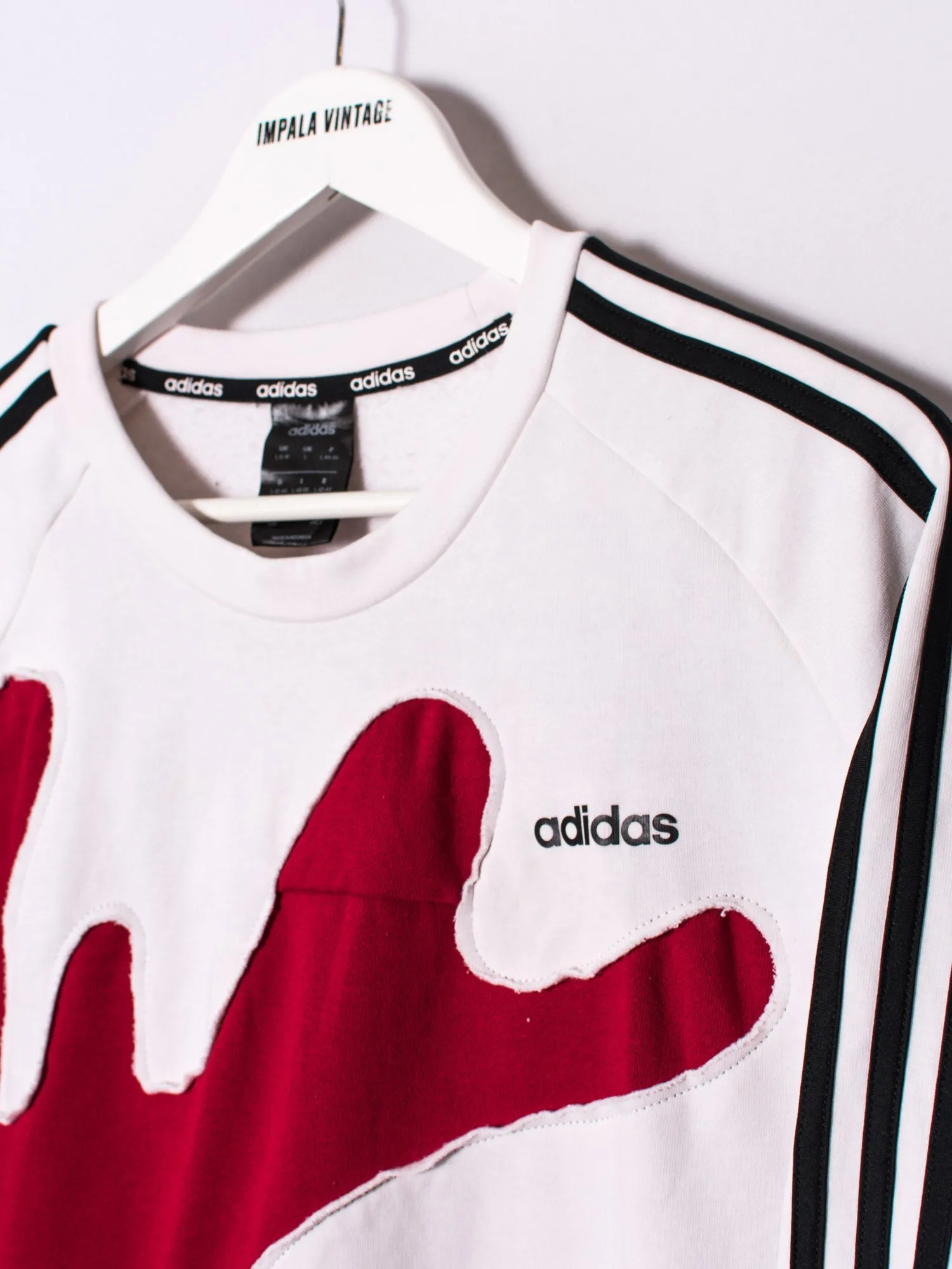 Adidas White & Red II Sweatshirt