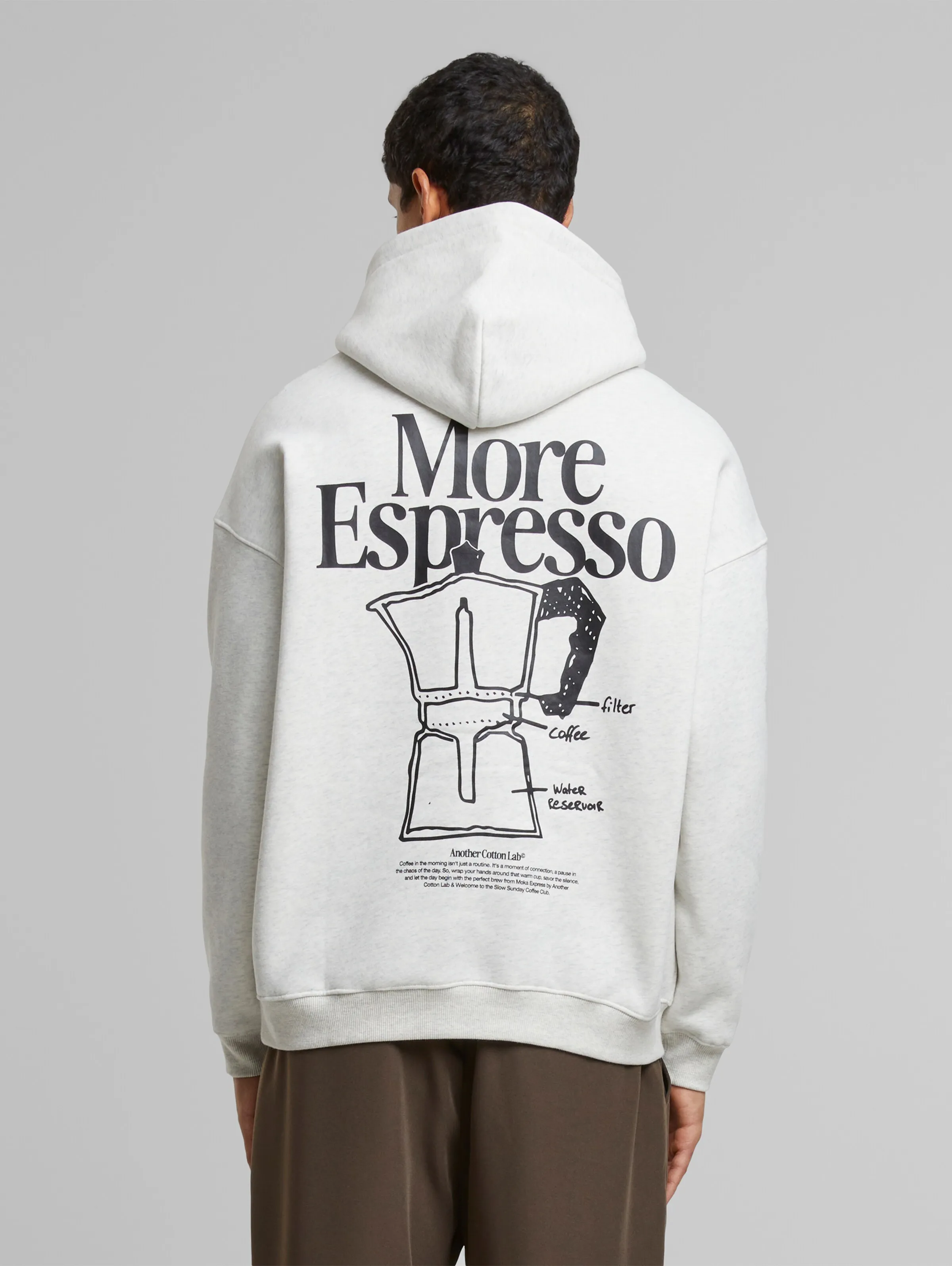 Another Cotton Lab Another Cotton Lab More Espresso Oversized Hoodies