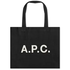 A.P.C. Diane Denim Shopping Tote Bag