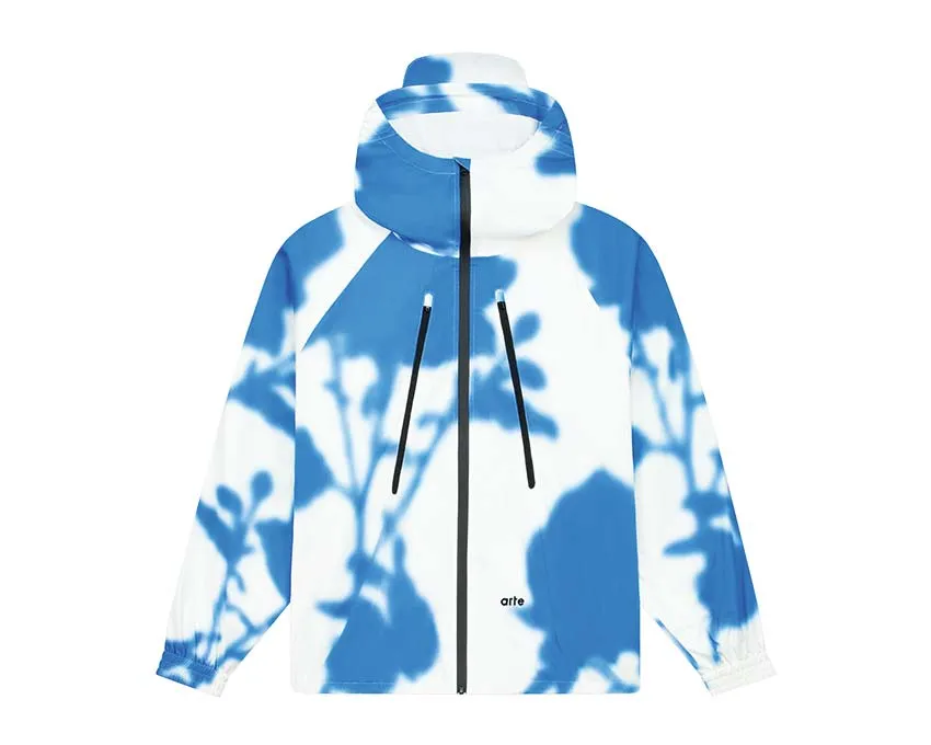 Arte Blue Flower Technical Jacket