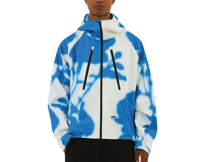 Arte Blue Flower Technical Jacket