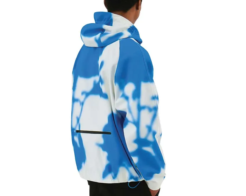 Arte Blue Flower Technical Jacket