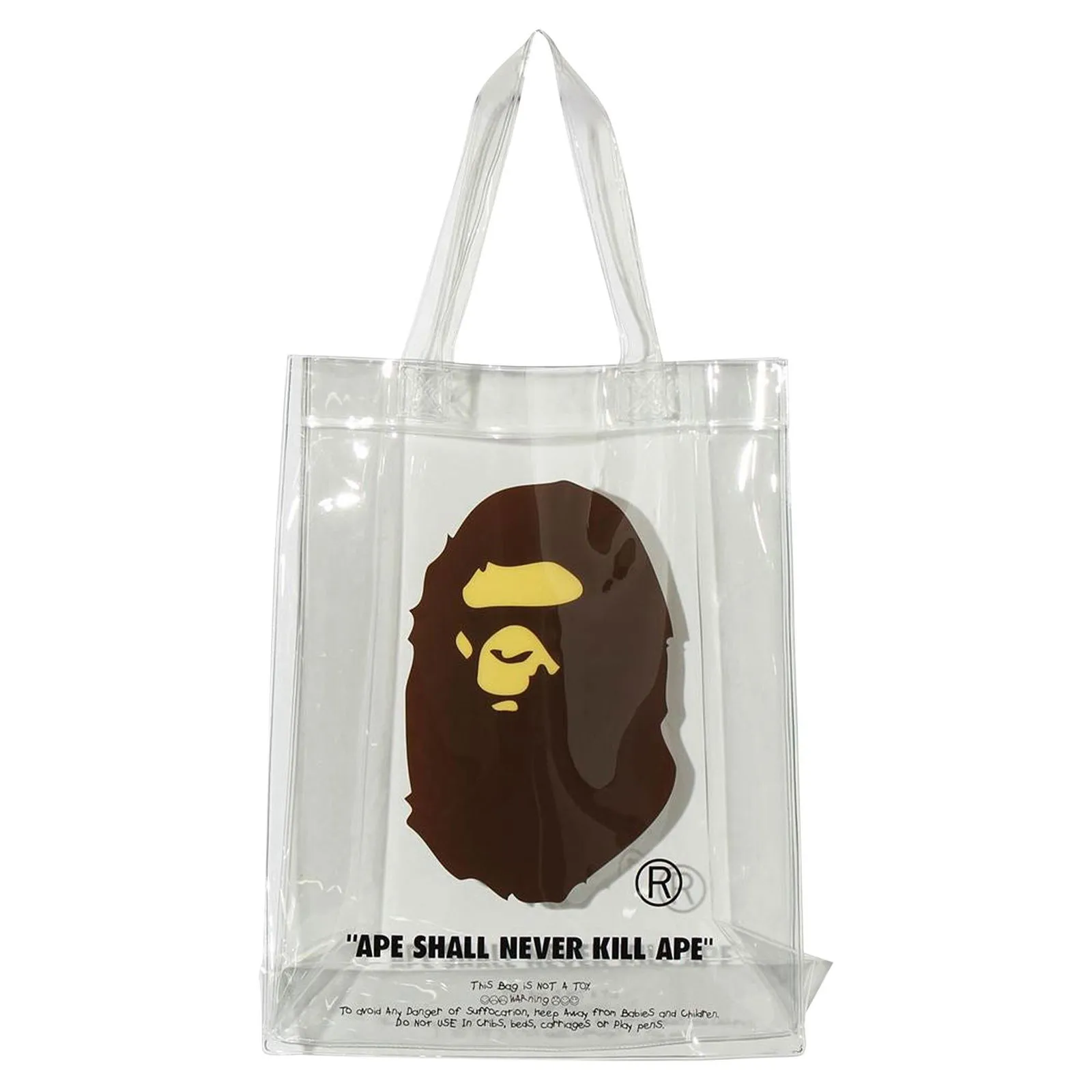 BAPE Clear Tote Bag