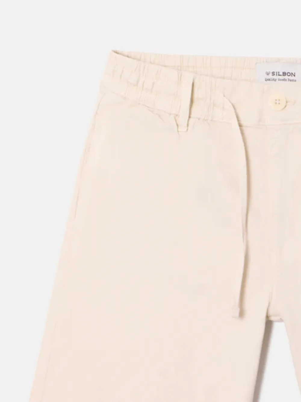 BERMUDA JOGGER SILBON BEIGE CLARO