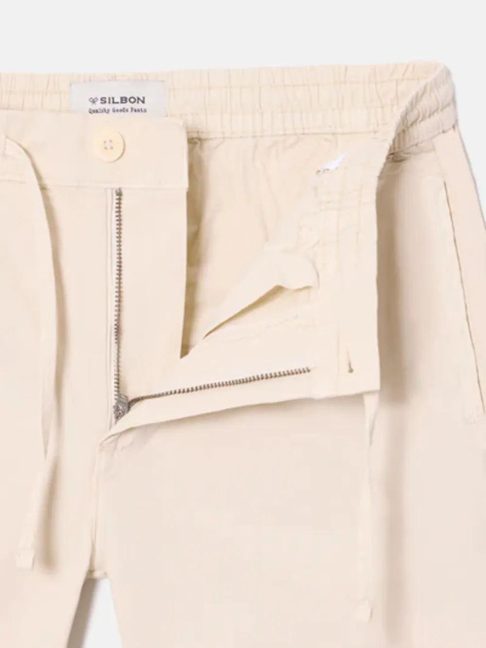 BERMUDA JOGGER SILBON BEIGE CLARO