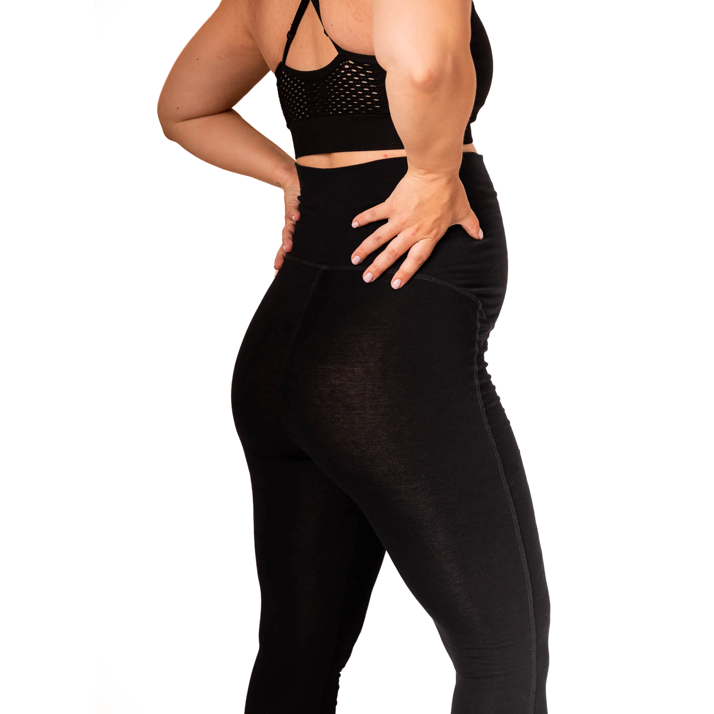 Blacc Kapok Mama Leggings Black