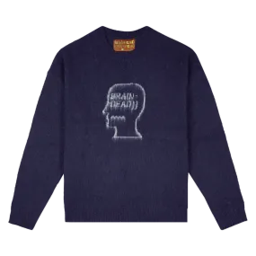 Brain Dead Logohead Pile Crewneck Sweater