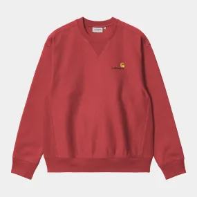 Carhartt WIP American Script Sweatshirt Tuscany