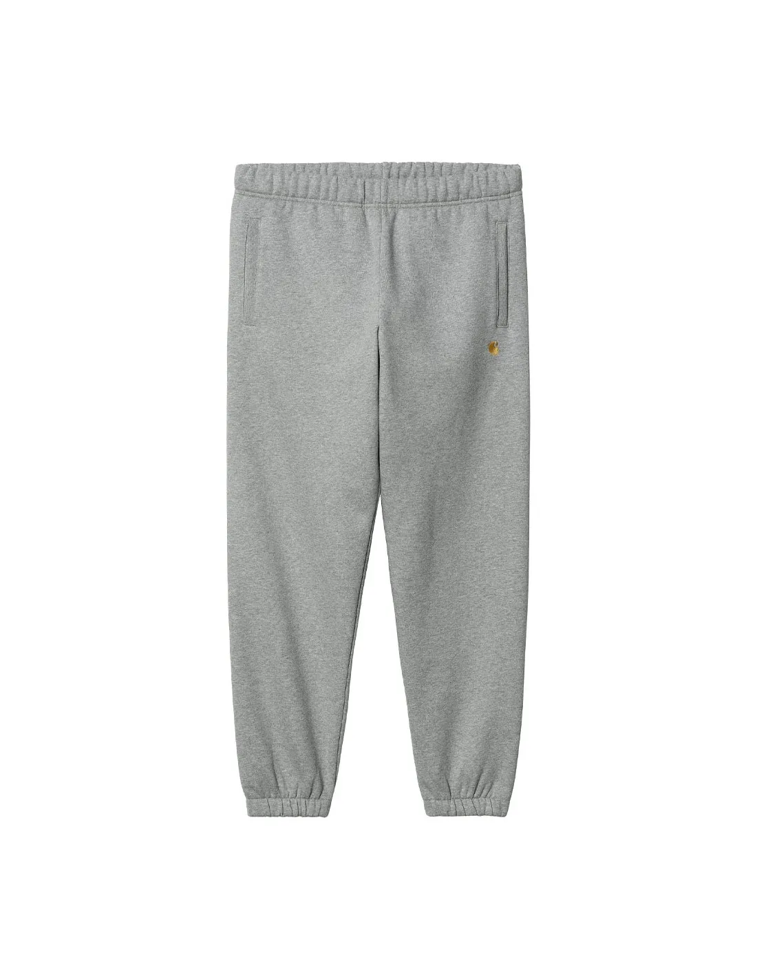 CARHARTT WIP CHASE SWEAT PANT GREY HEATHER/GOLD