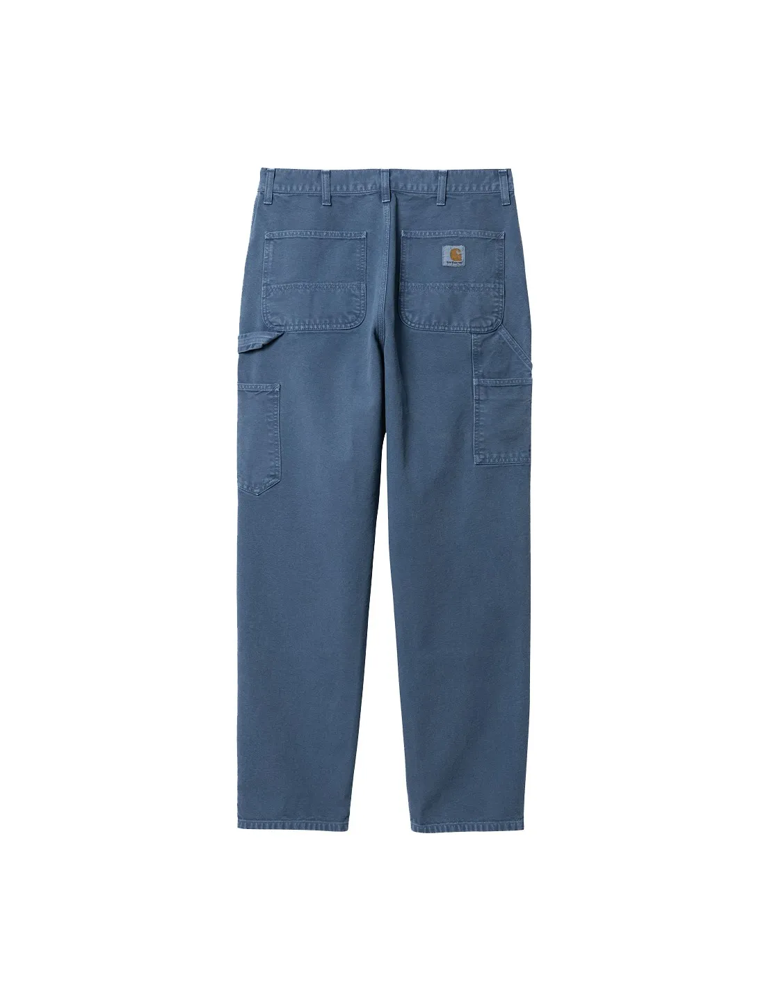 CARHARTT WIP DOUBLE KNEE PANT STORM BLUE FADED