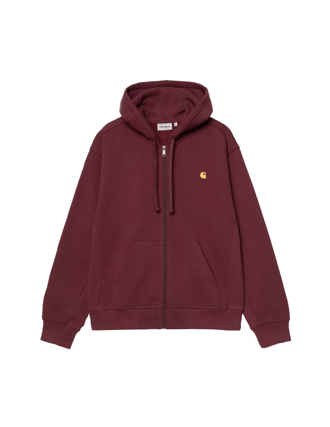 CARHARTT WIP HOODED AMERICAN SCRIPT JACKET MALBEC