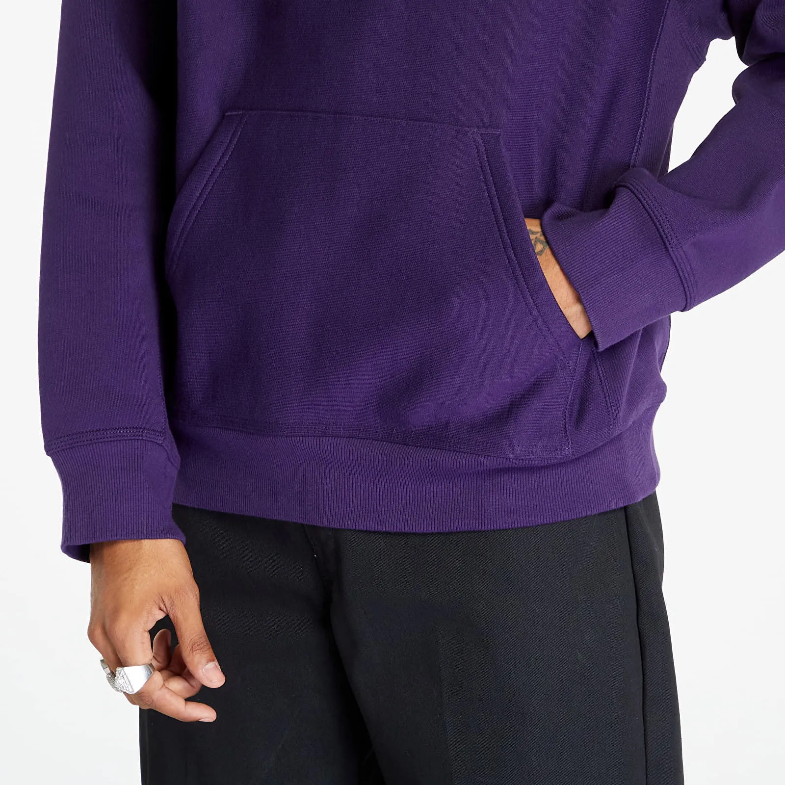 Carhartt WIP Hooded American Script Sweat Cassis