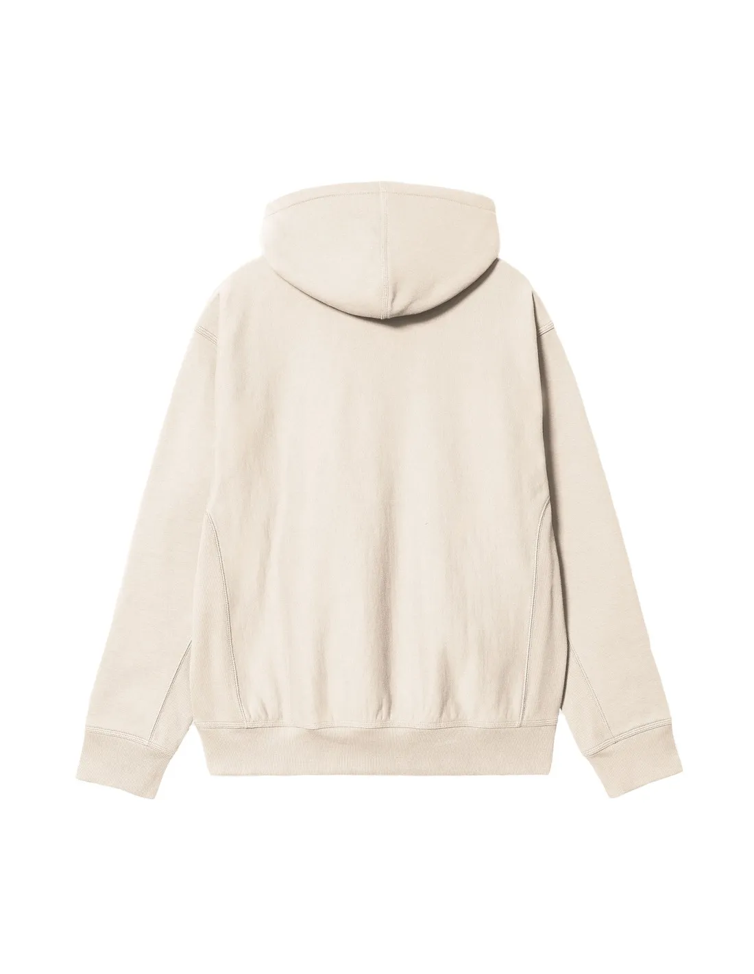 CARHARTT WIP HOODED AMERICAN SCRIPT SWEAT MOONBEAM