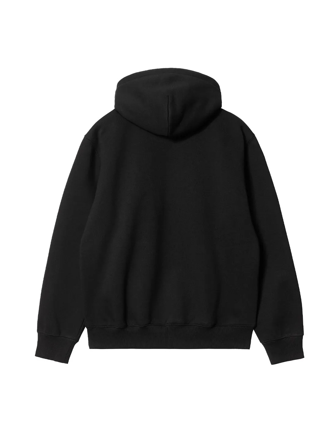 CARHARTT WIP HOODED CARHARTT SWEAT BLACK/WHITE