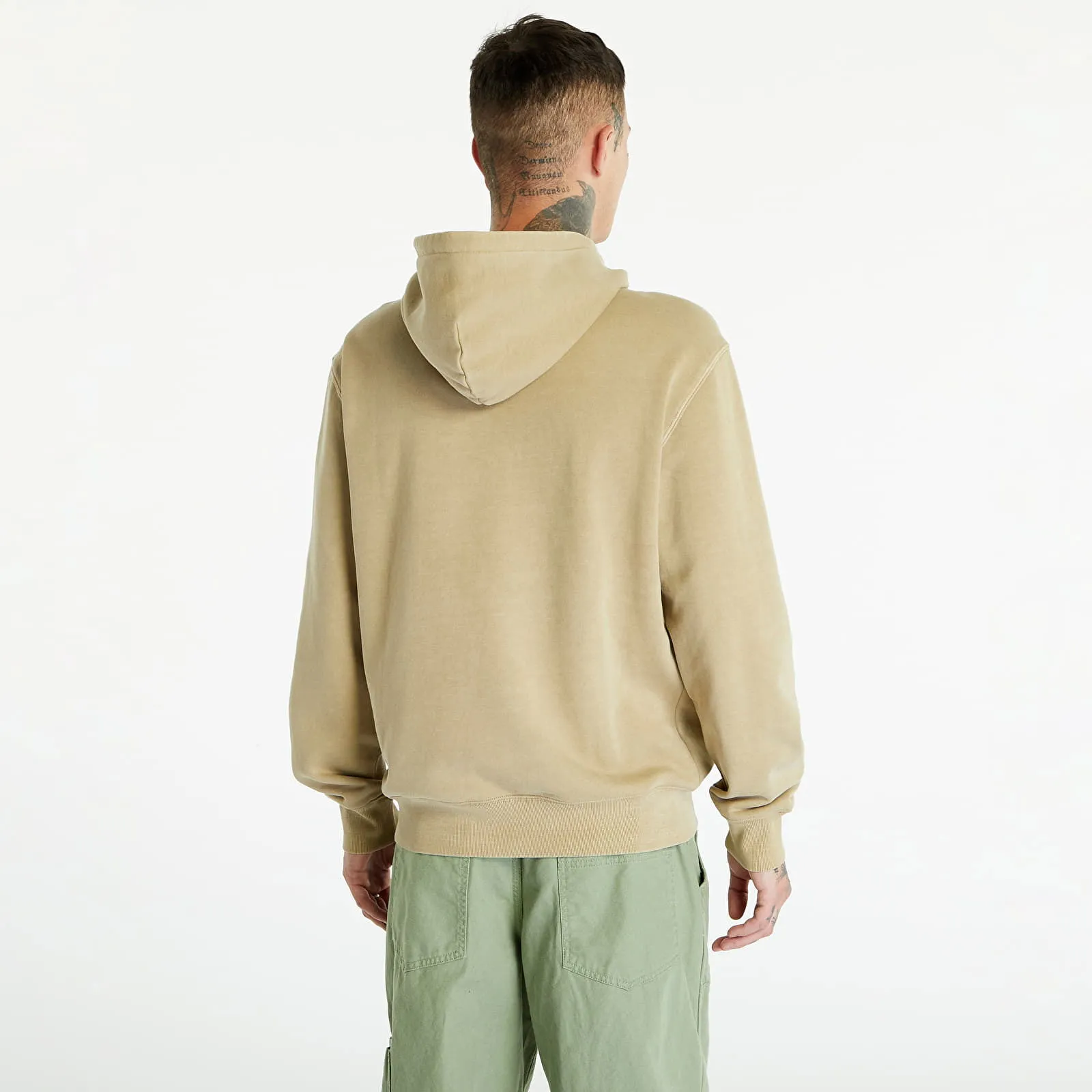 Carhartt WIP Hooded Duster Sweat Ammonite Garment Dyed