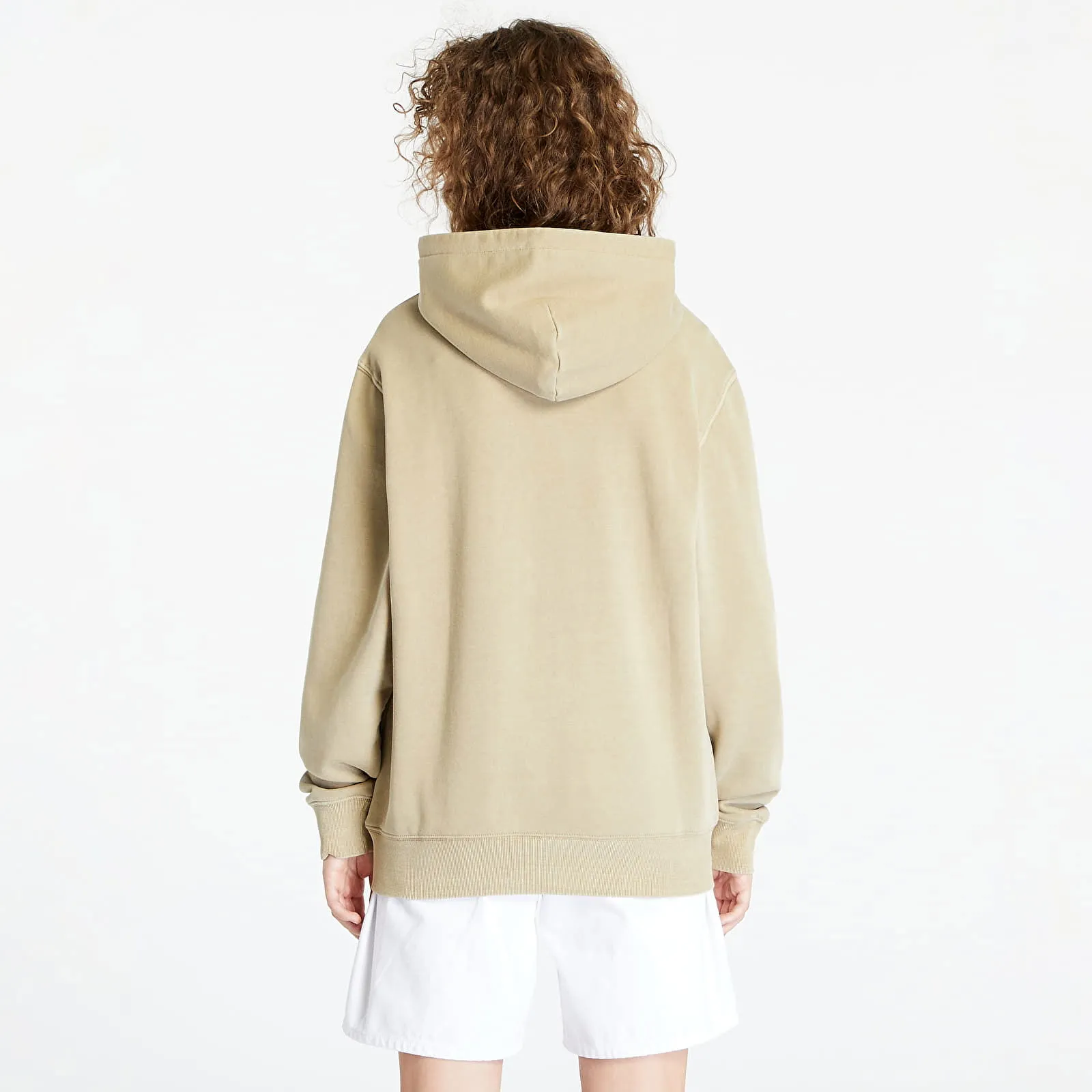 Carhartt WIP Hooded Duster Sweat Ammonite Garment Dyed