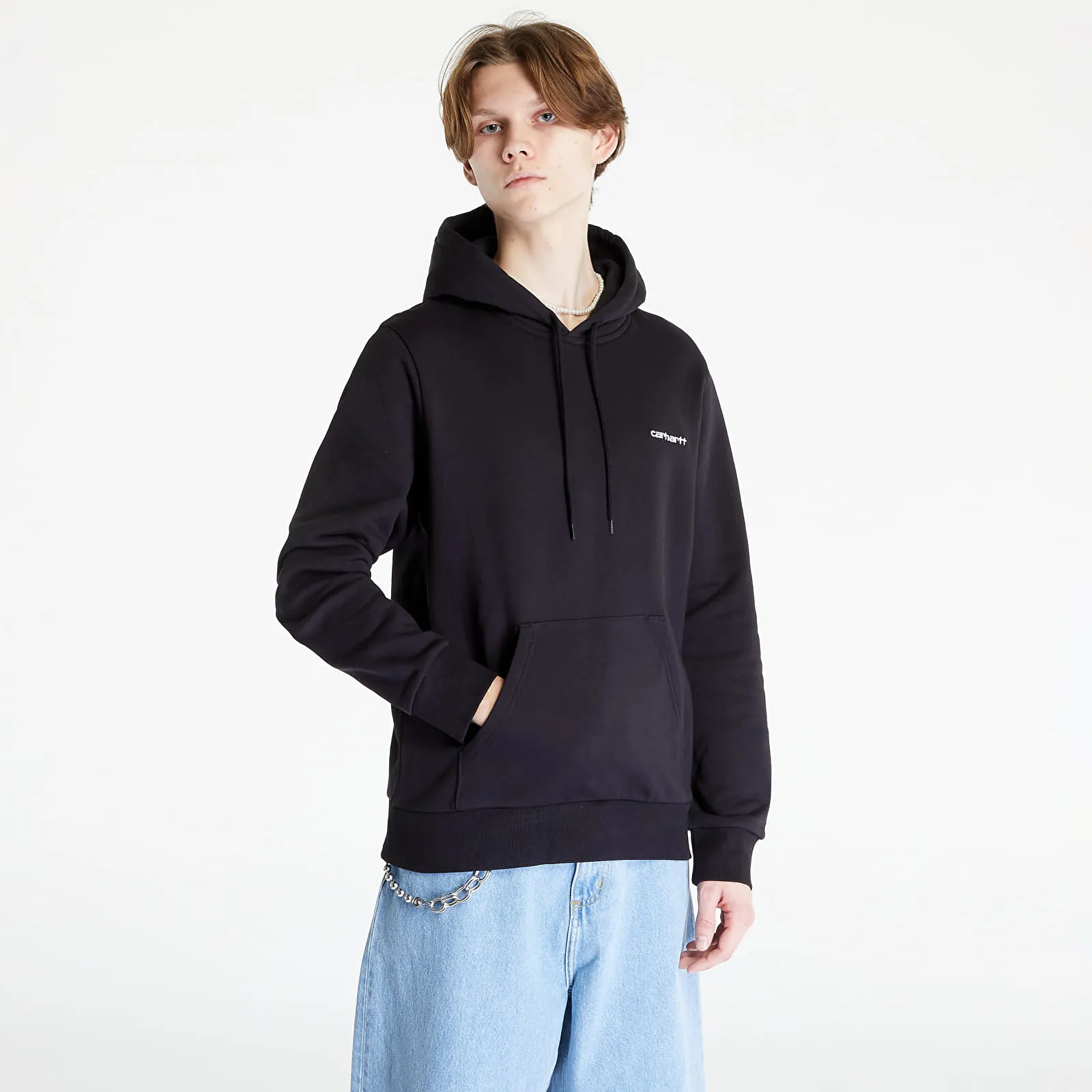 Carhartt WIP Hooded Script Embroidery Sweat