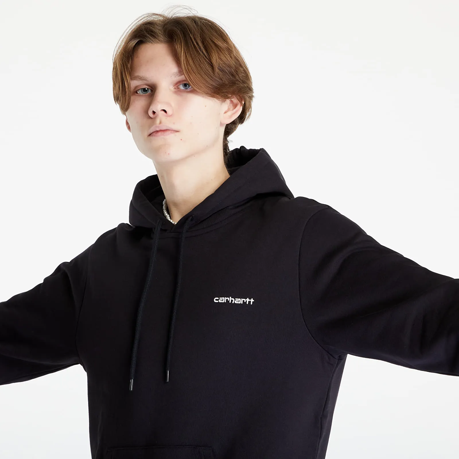 Carhartt WIP Hooded Script Embroidery Sweat