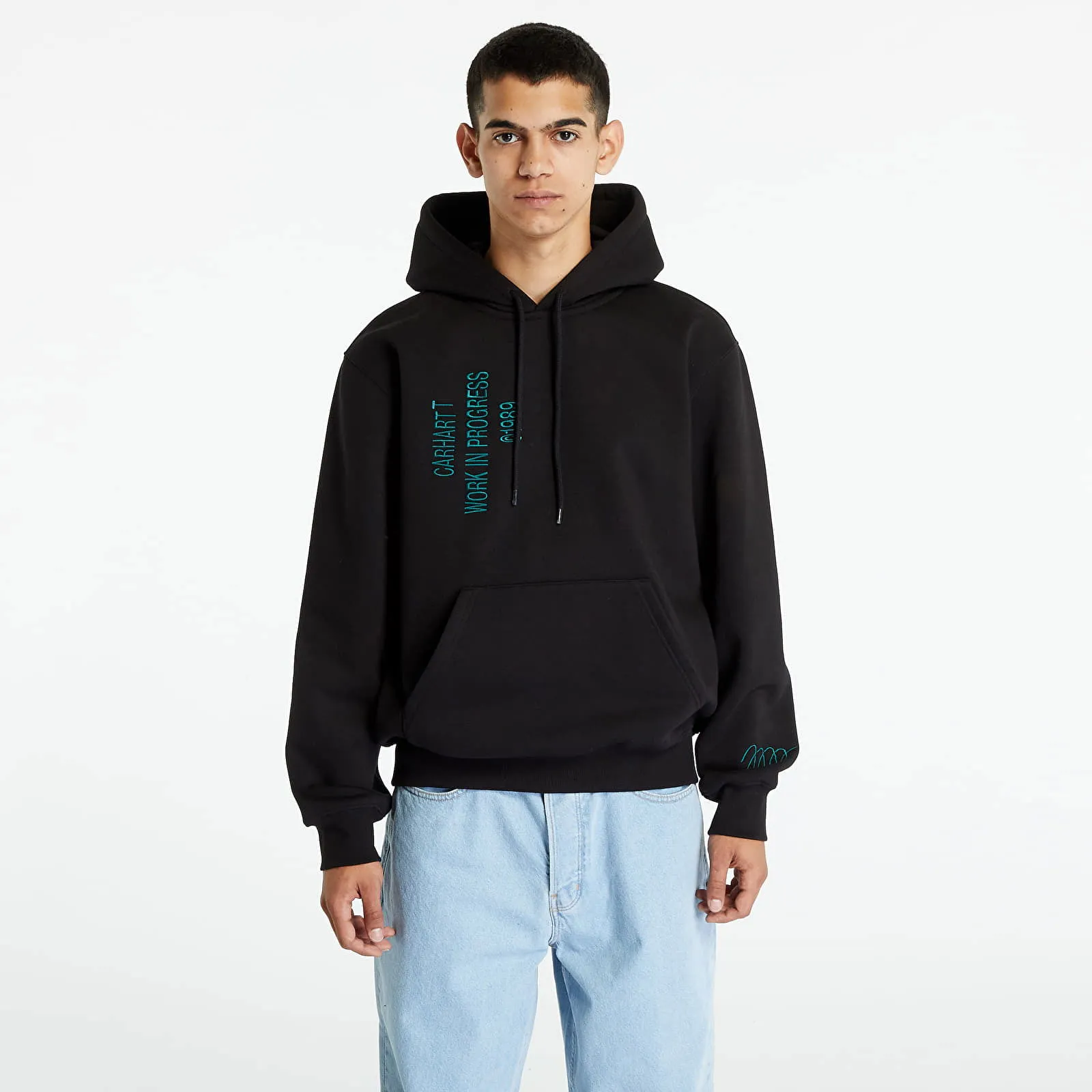 Carhartt WIP Hooded Signature Sweat Black