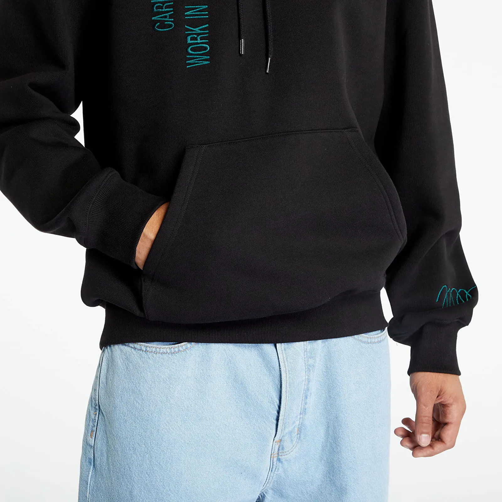 Carhartt WIP Hooded Signature Sweat Black