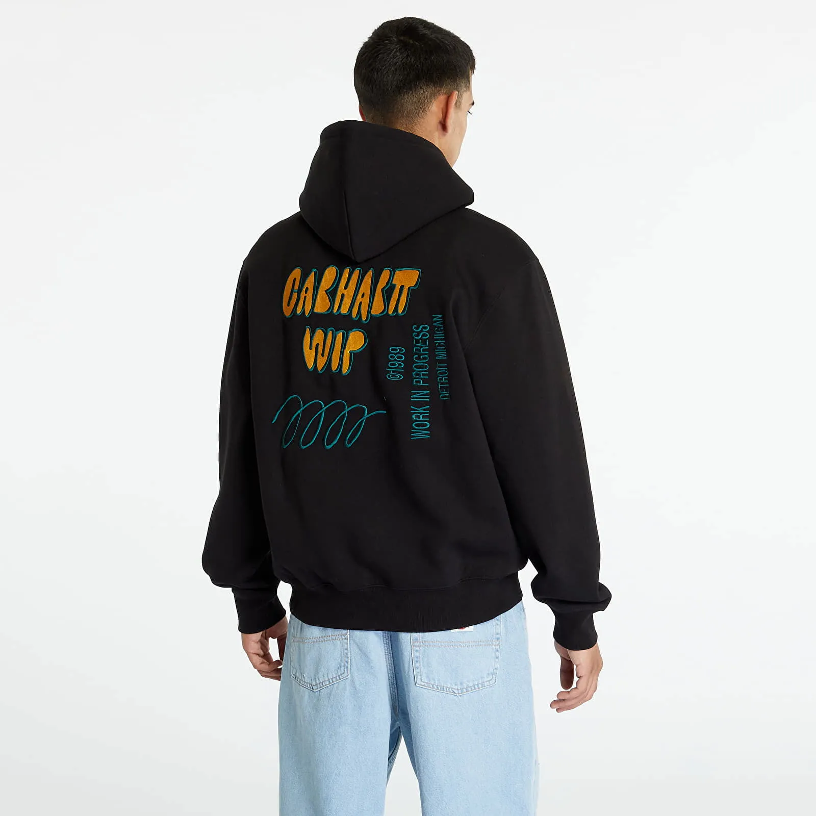 Carhartt WIP Hooded Signature Sweat Black