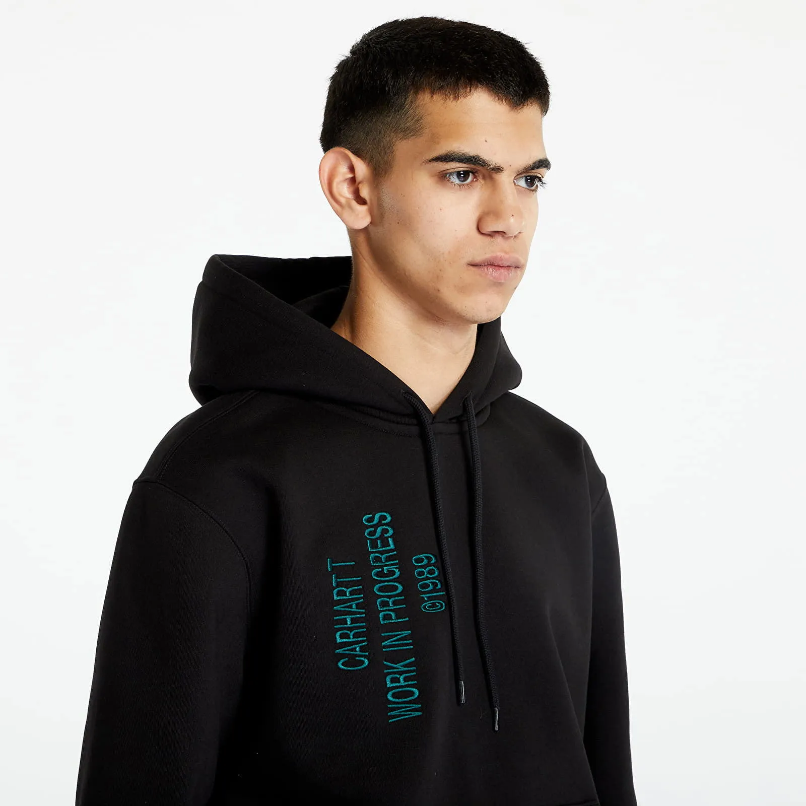 Carhartt WIP Hooded Signature Sweat Black