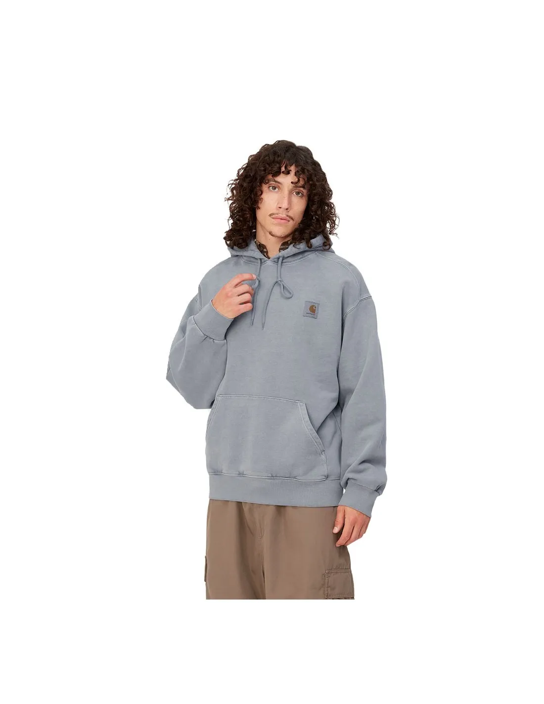 CARHARTT WIP HOODED VISTA SWEAT MIRROR GARMENT DYED