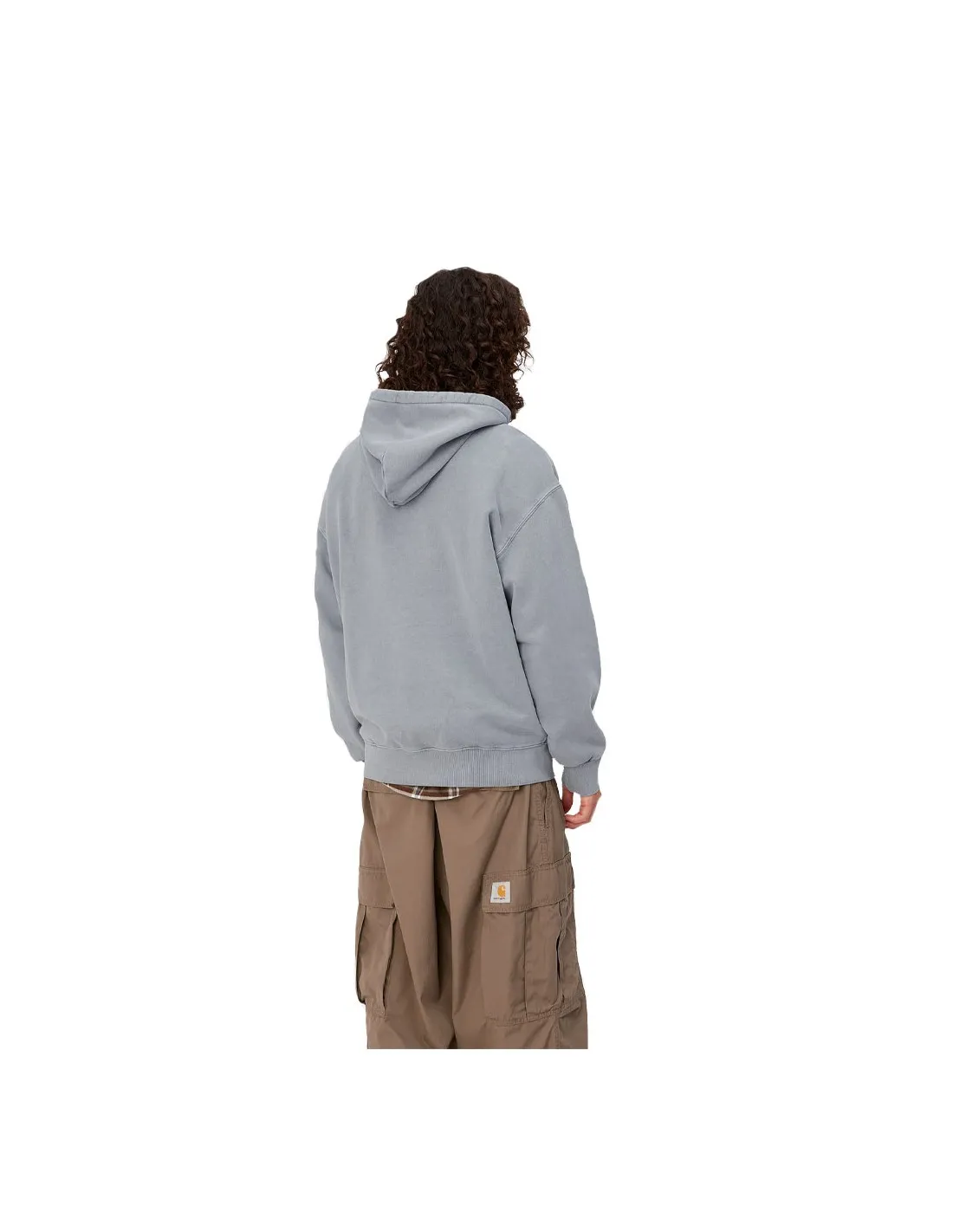 CARHARTT WIP HOODED VISTA SWEAT MIRROR GARMENT DYED