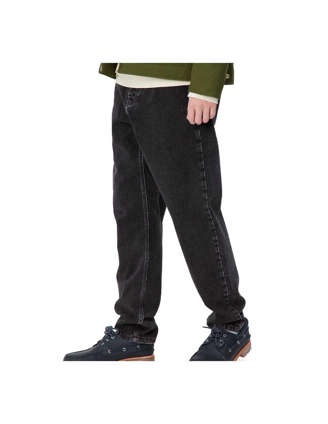 CARHARTT WIP NEWEL PANT BLACK STONE WASHED