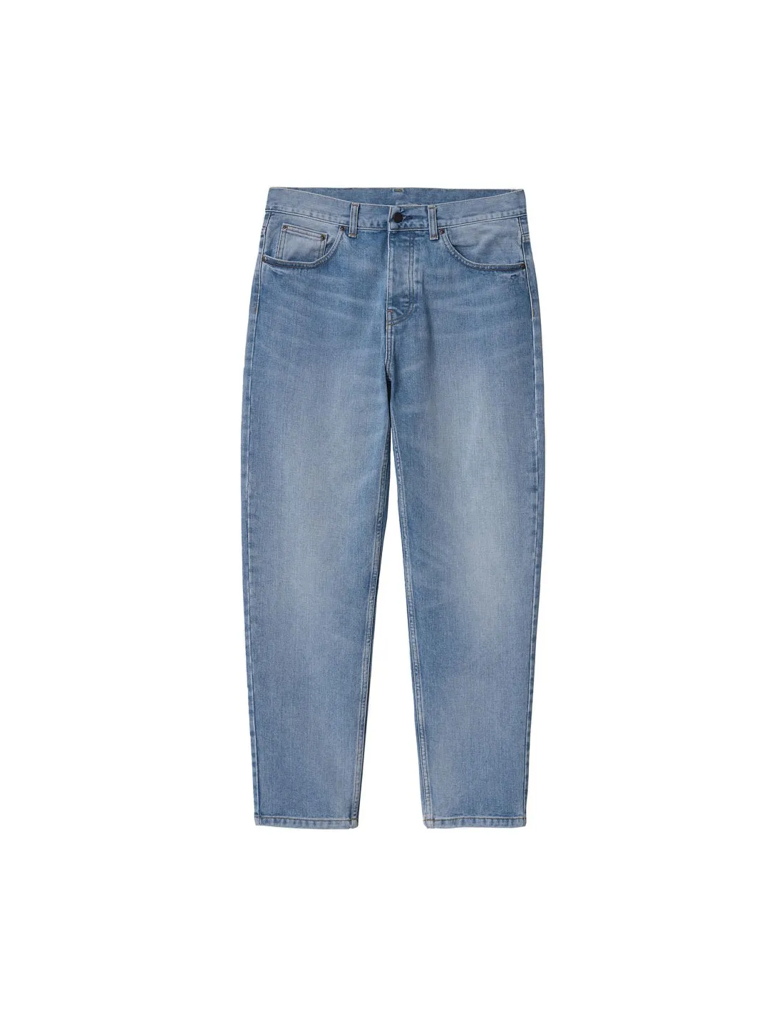 CARHARTT WIP NEWEL PANT BLUE LIGHT USED WASH