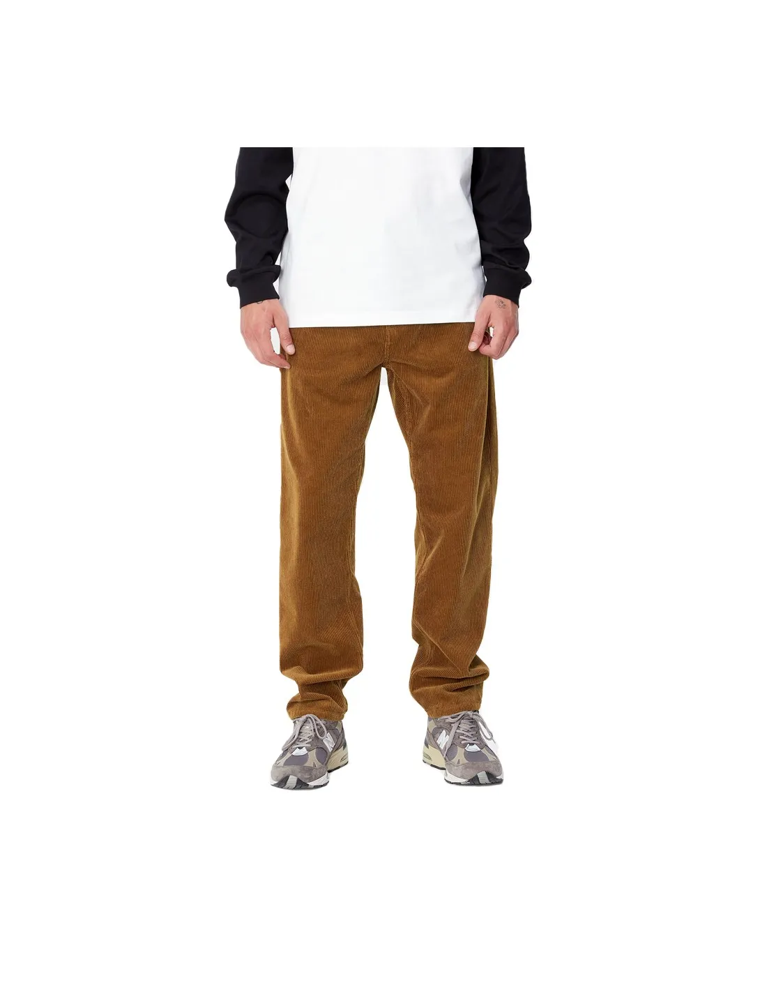 CARHARTT WIP NEWEL PANT DEEP H BROWN RINSED