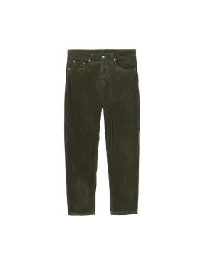 CARHARTT WIP NEWEL PANT OFFICE GREEN RINSED