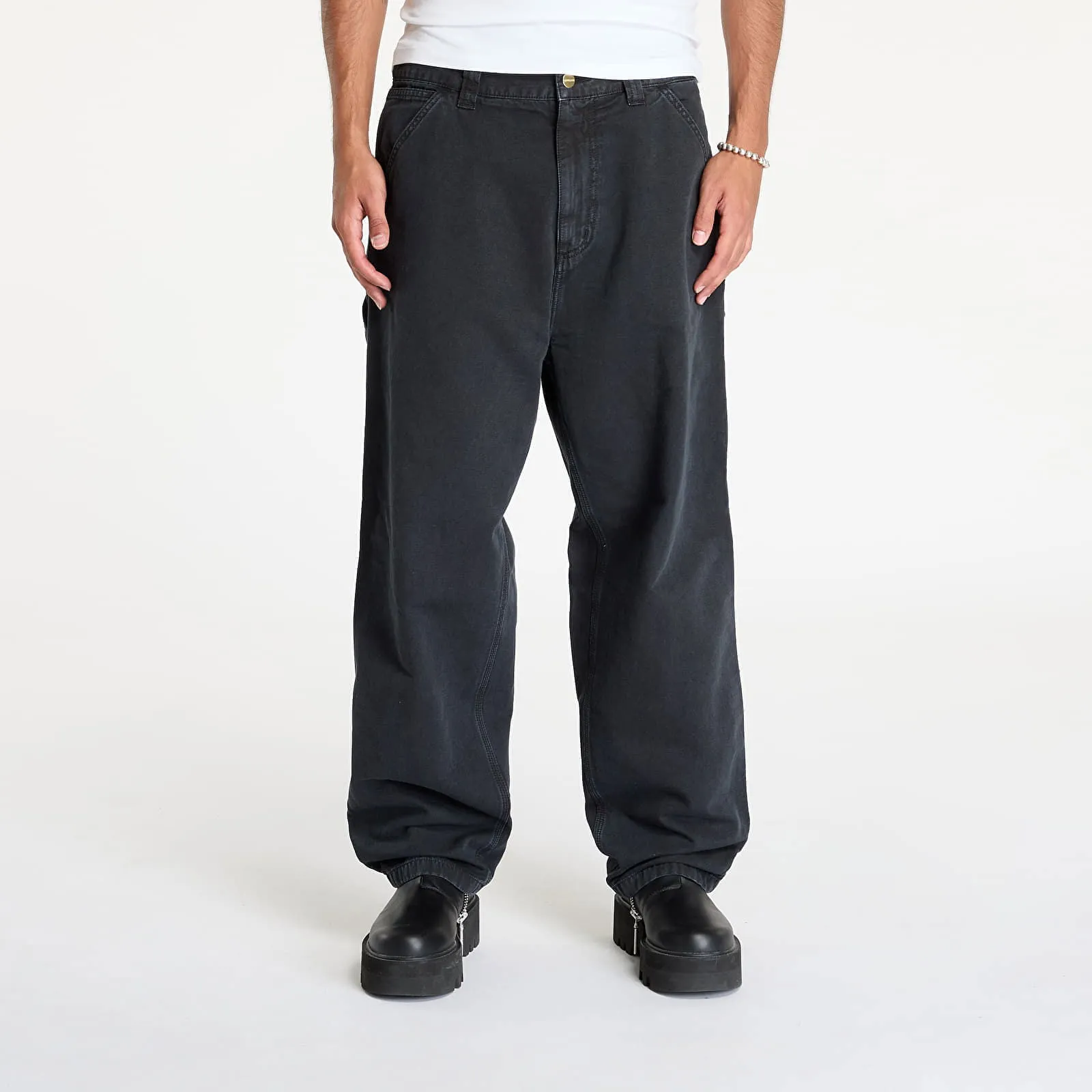 Carhartt WIP Pants OG Single Knee Pant Black Stone Dyed XL