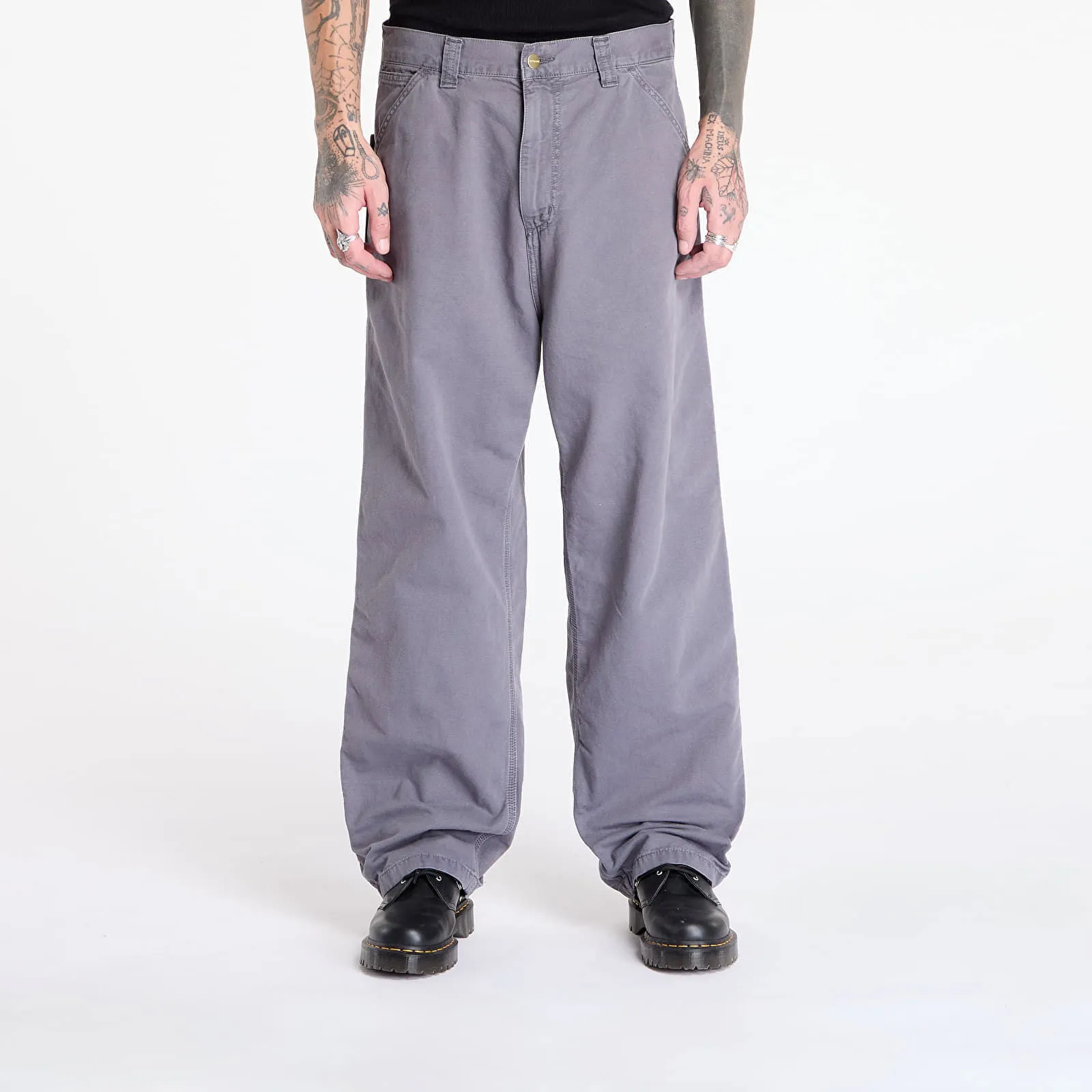 Carhartt WIP Pants OG Single Knee Pant Graphite Stone Dyed S