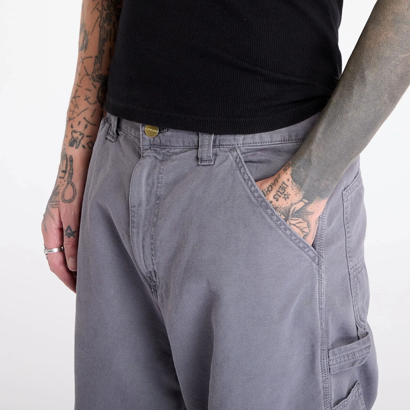 Carhartt WIP Pants OG Single Knee Pant Graphite Stone Dyed S