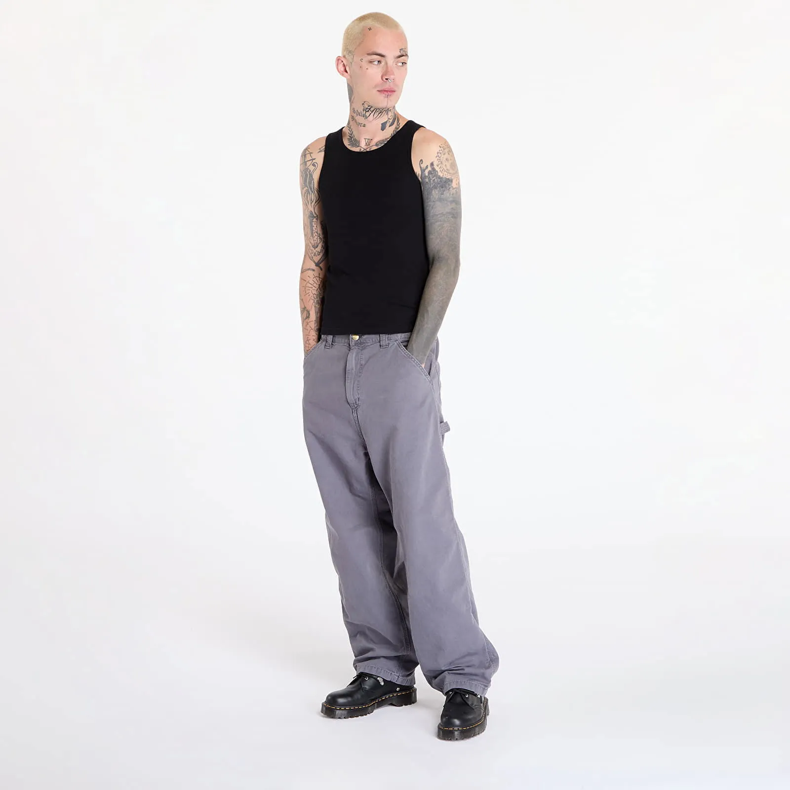 Carhartt WIP Pants OG Single Knee Pant Graphite Stone Dyed S