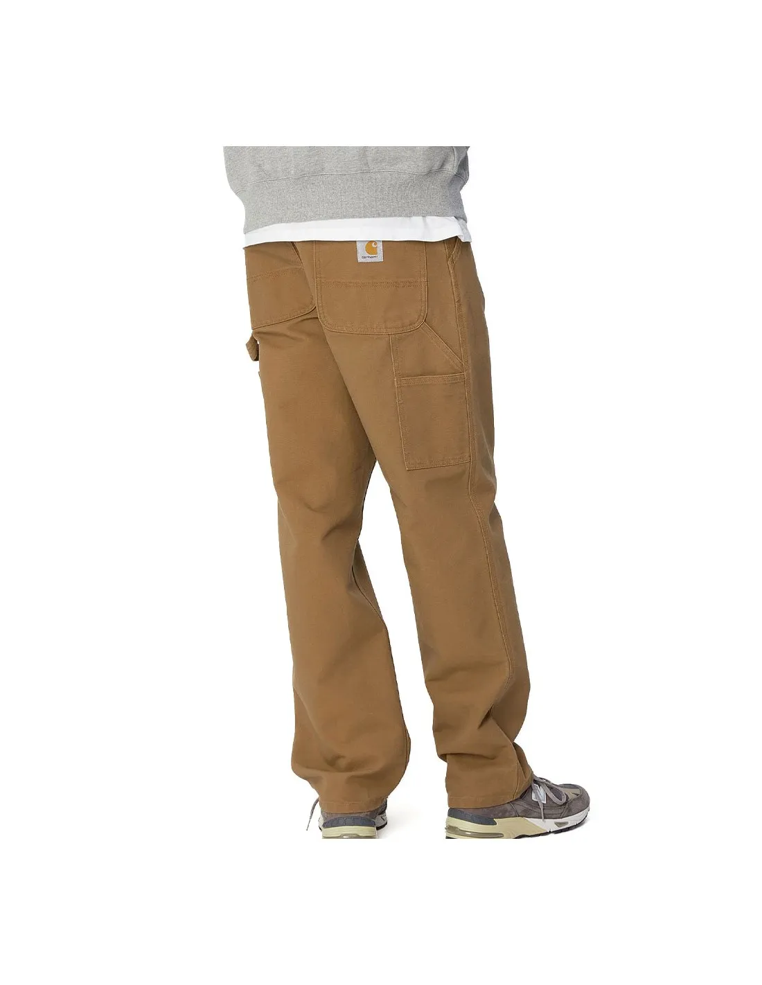 CARHARTT WIP SINGLE KNEE PANT HAMILTON BROWN RINSED