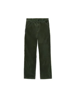 CARHARTT WIP SINGLE KNEE PANT OFFICE GREEN RINSED