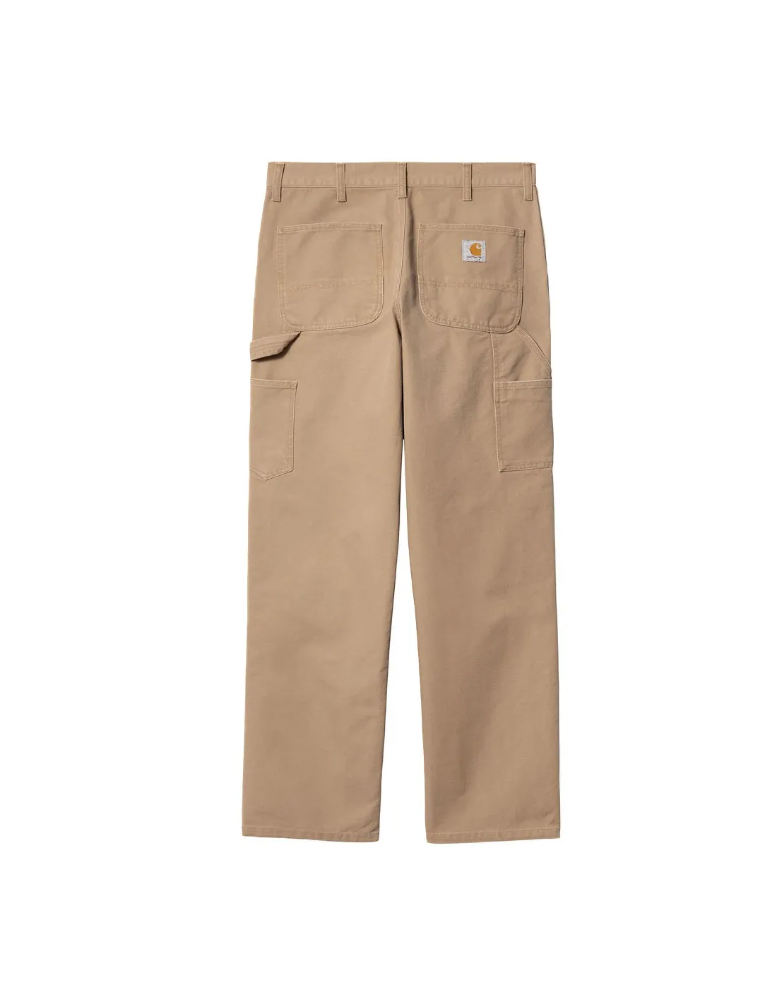 CARHARTT WIP SINGLE KNEE PANT PEANUT AAGED CANVAS