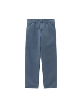 CARHARTT WIP SINGLE KNEE PANT STORM BLUE FADED