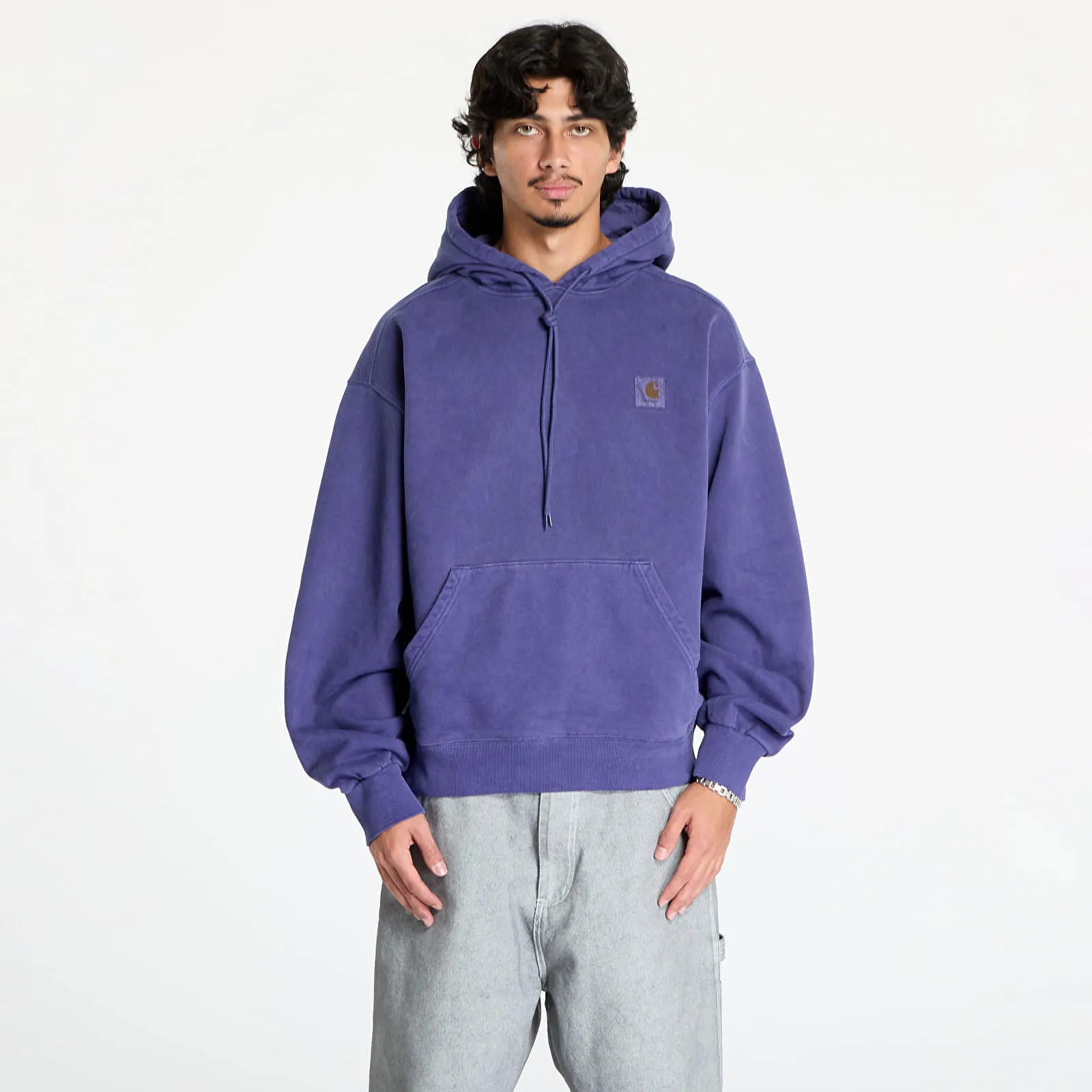 Carhartt WIP Sweatshirt Hooded Vista Sweat UNISEX Aura Garment Dyed XS